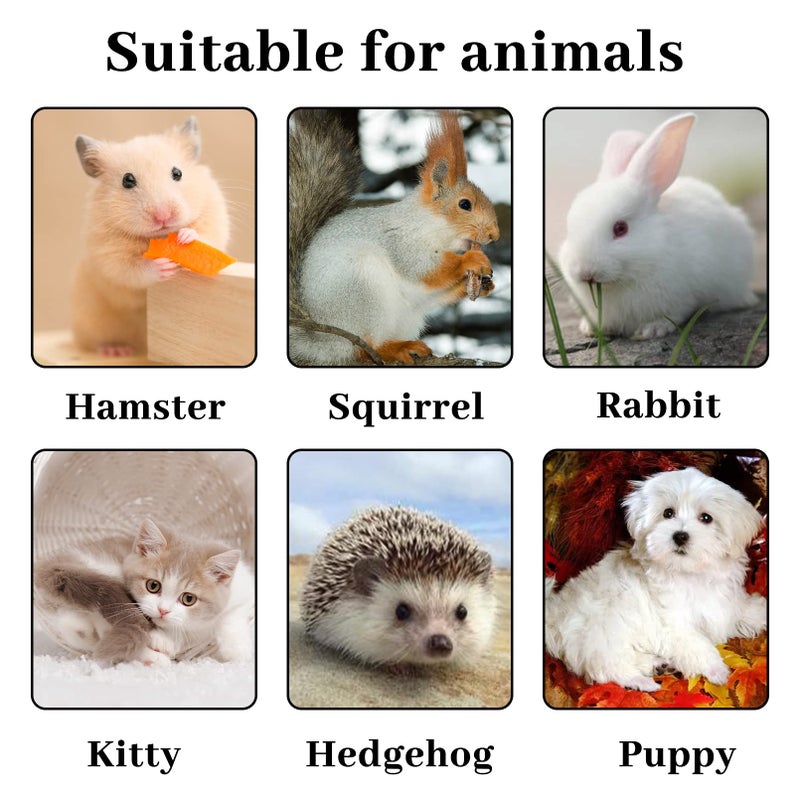 kathson 100 pcs Rabbit Cage Liners Disposable Large Plastic Mat Films for Bunny Guinea Pigs Chinchillas Rats Hamsters Hedgehogs and Other Small Animals 37"Ã—27" - Image 5